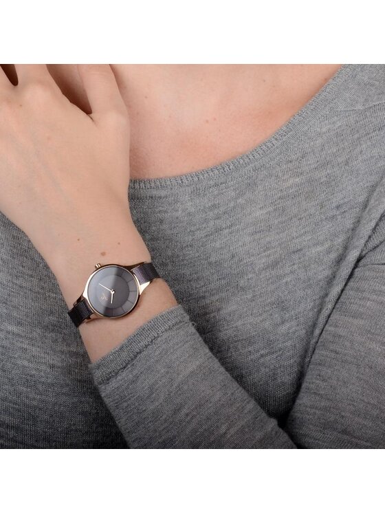Obaku Obaku Zegarek V158LEVNMN Różowe złoto