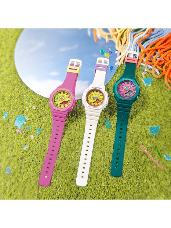 Casio Casio Zegarek GMA-S2100BS-7AER Biały