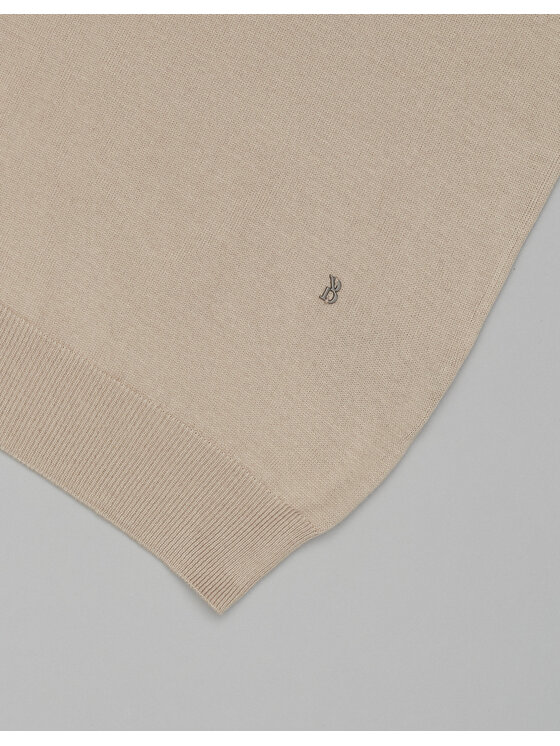 Borgio Borgio Golf goriano_bz Beżowy Slim Fit