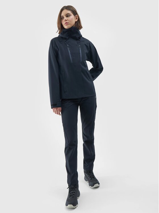 4F 4F Outdoorová bunda 4FRSS24TTJAF551-21S Čierna Regular Fit