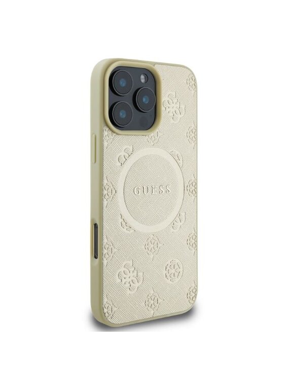 Guess Guess Etui na telefon Apple iPhone 16 Pro Złoty