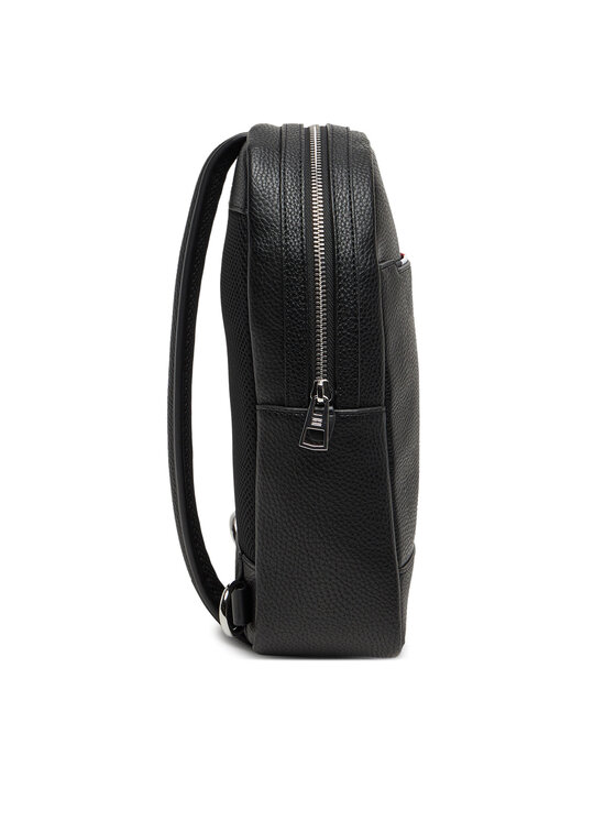Tommy Hilfiger Tommy Hilfiger Hátizsák Th Central Sling Bag AM0AM13575 Fekete