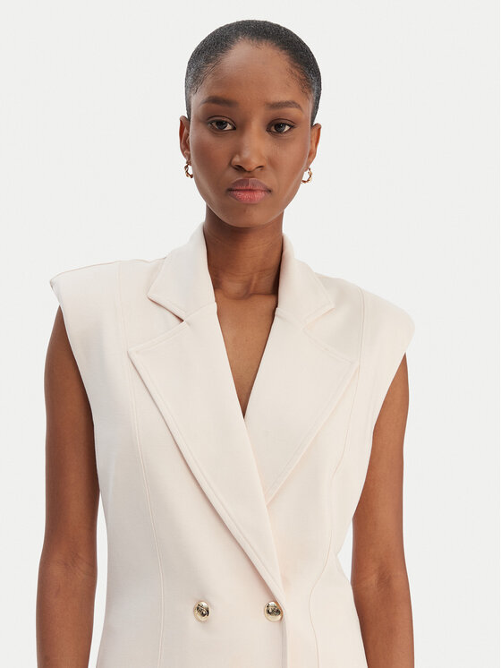 Liu Jo Sport Liu Jo Sport Vestă elegantă TA6025 JS182 Crem Regular Fit