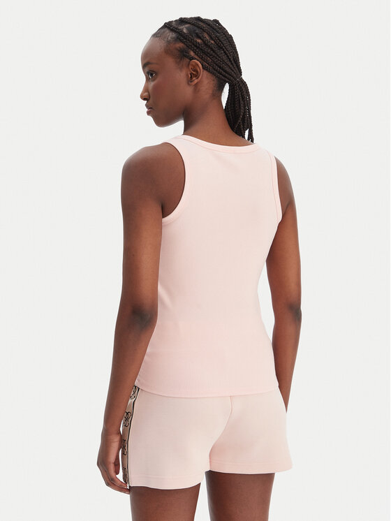 Guess Guess топ V4YP06 K8RT2 Розов Regular Fit