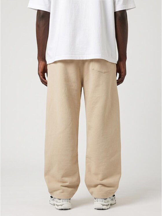 Jigga Wear Jigga Wear Spodnie dresowe Szerokie luźne 131967 Brązowy Baggy Fit