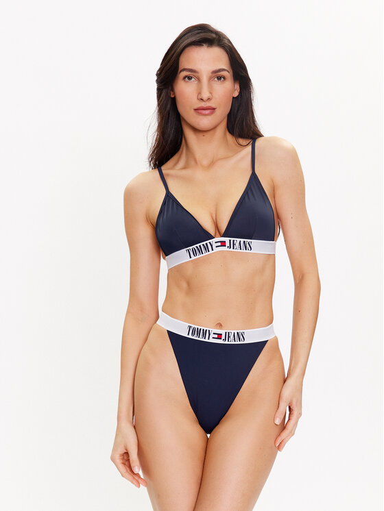 Tommy Jeans Bikini apakšdaļa UW0UW04087 Tumši zils