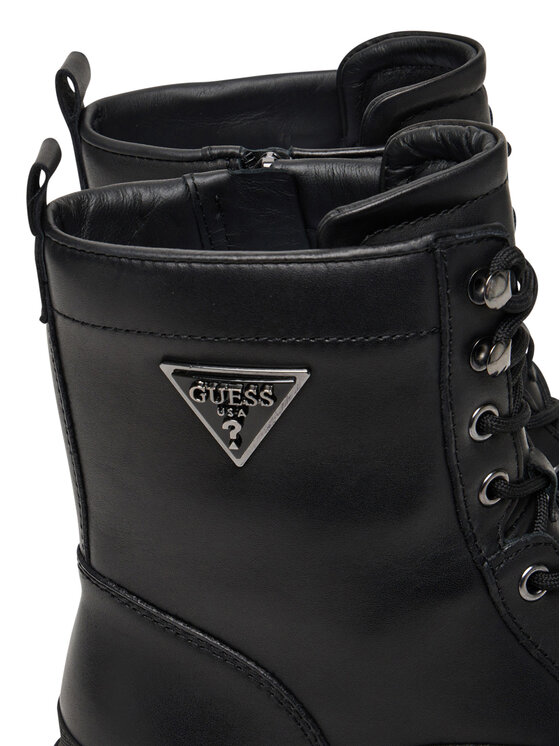 Guess Guess Schnürschuhe FLFB2D LEA10 Schwarz