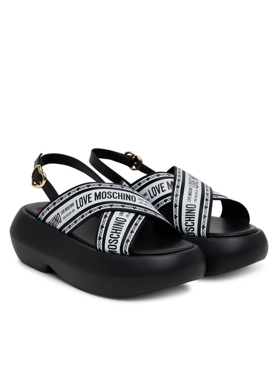 LOVE MOSCHINO LOVE MOSCHINO Szandál JA16207I0MIX200A Fekete