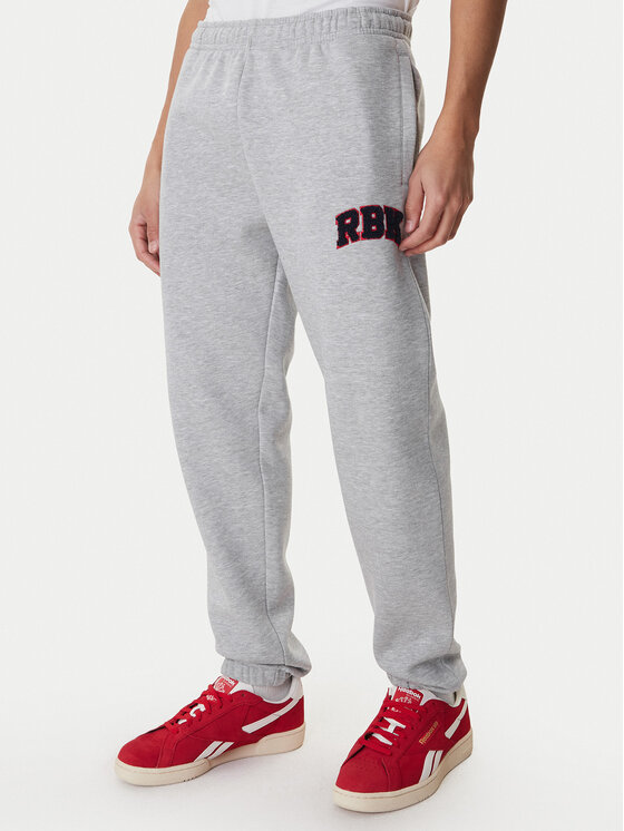 Reebok Pantaloni trening Bermingham RK25555CCM Gri Relaxed Fit
