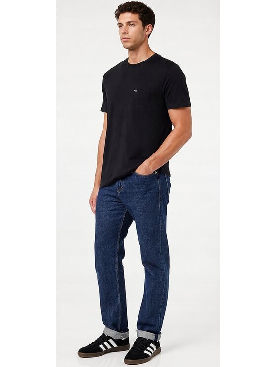 Lee Lee T-Shirt Pocket Tee Czarny Regular Fit