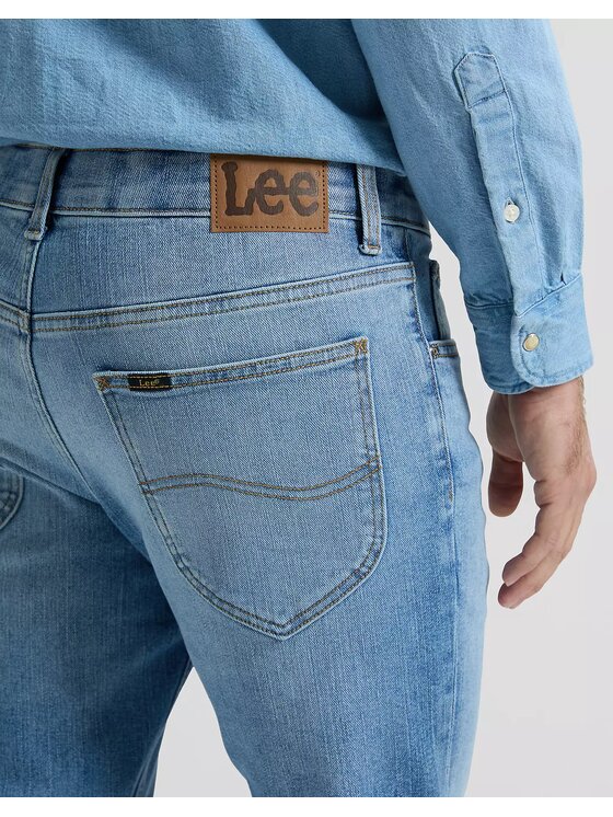 Lee Lee Jeansy LUKE Niebieski Slim Fit