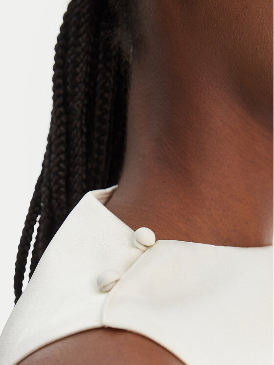 Eleh Eleh Cocktail obleka SS260328 Bela Relaxed Fit