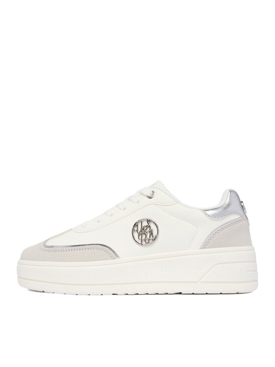 U.S. Polo Assn. U.S. Polo Assn. Сникърси EO-KERRY001W/GY1 Бял