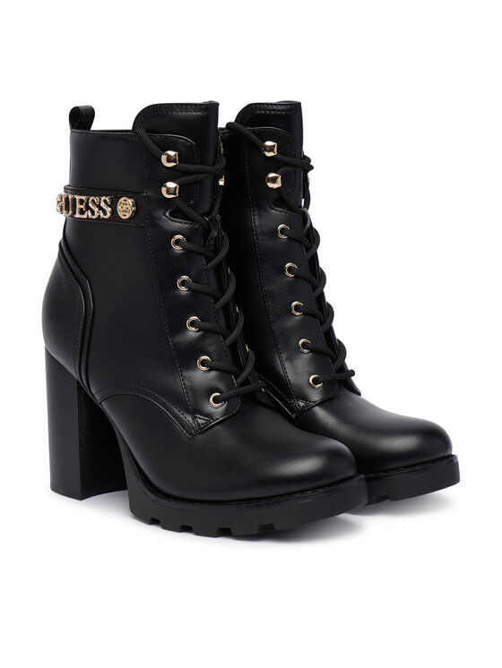 Guess Guess Botki FLFNEE ELE10 Czarny