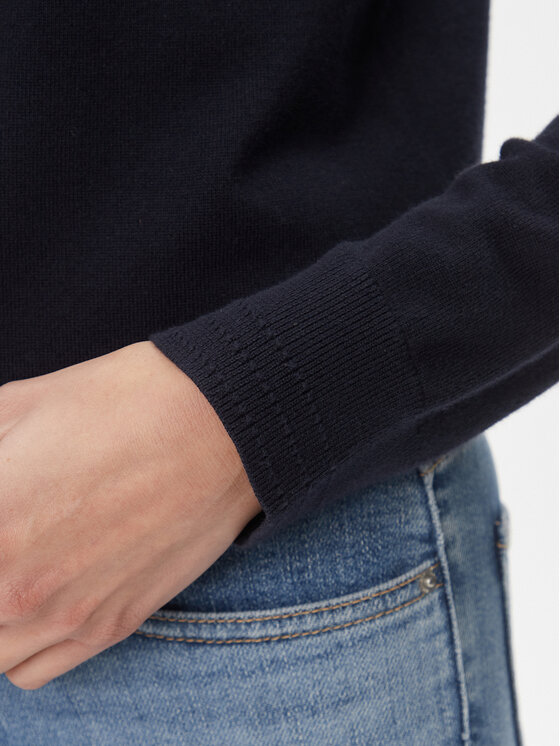 Tommy Hilfiger Tommy Hilfiger Džemper WW0WW42050 Tamnoplava Regular Fit