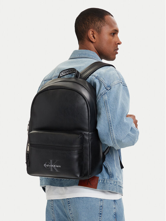 Calvin Klein Calvin Klein Rucksack Bold Logo Webbing LV04D3417G Schwarz