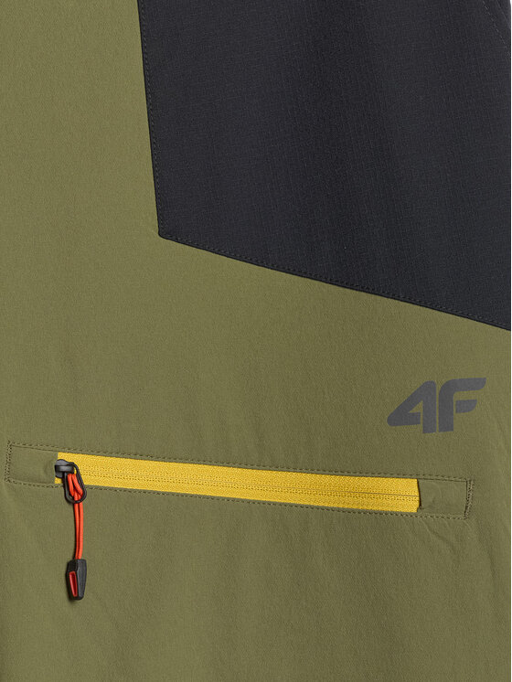4F 4F Spodnie outdoor TREKKING Khaki Regular Fit