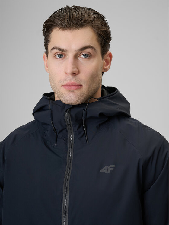 4F 4F Parka EVERYDAY ACTIVE Czarny Regular Fit