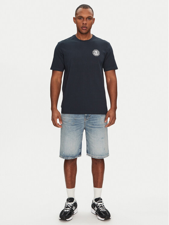 Element Element T-Shirt ELYZT00490 Tmavomodrá Regular Fit