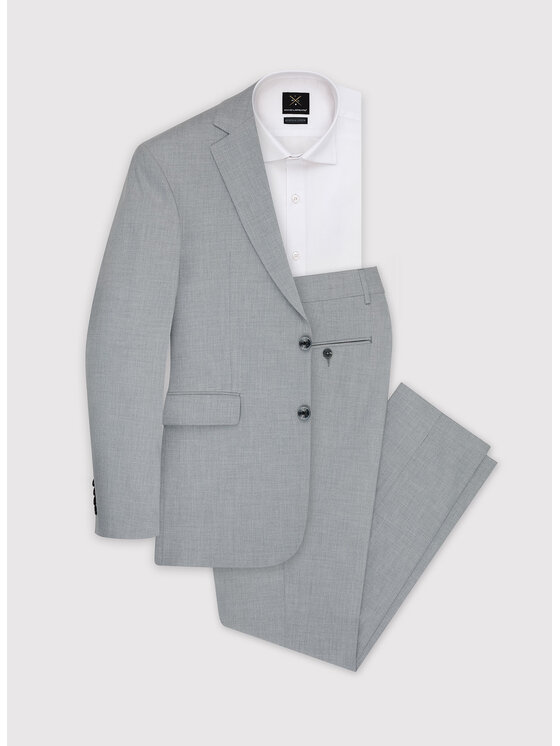 Pako Lorente Pako Lorente Spodnie garniturowe P23SF-6G-004 Szary Slim Fit