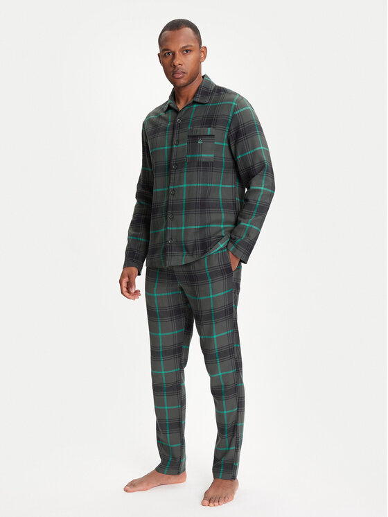 United Colors Of Benetton United Colors Of Benetton Pidžama 43UL4P00A Zelena Regular Fit