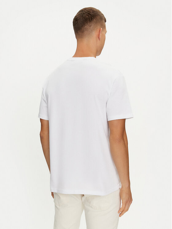Just Cavalli Just Cavalli T-Shirt 76OAHG12 Biały Regular Fit