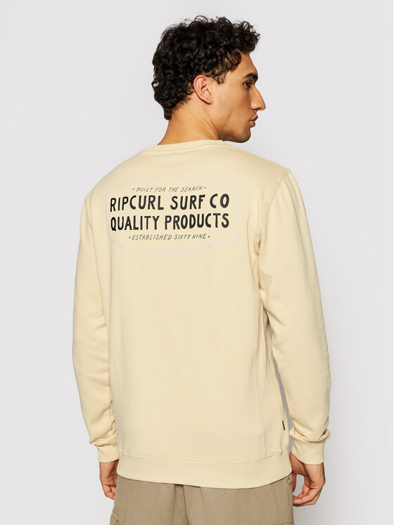 Rip Curl Sweatshirt Garage CFEDW9 Beige Regular Fit Modivo de