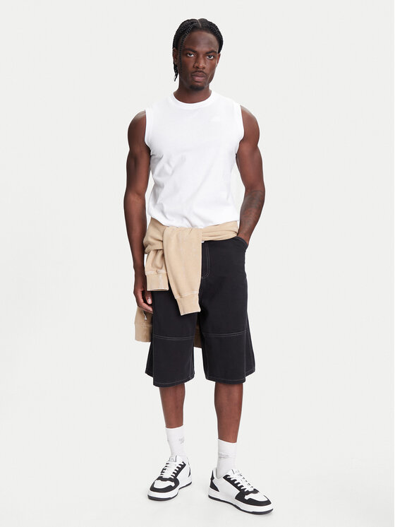 Kappa Kappa Topiņš Logo Corpo Cadwal 303HZB0 Balts Regular Fit