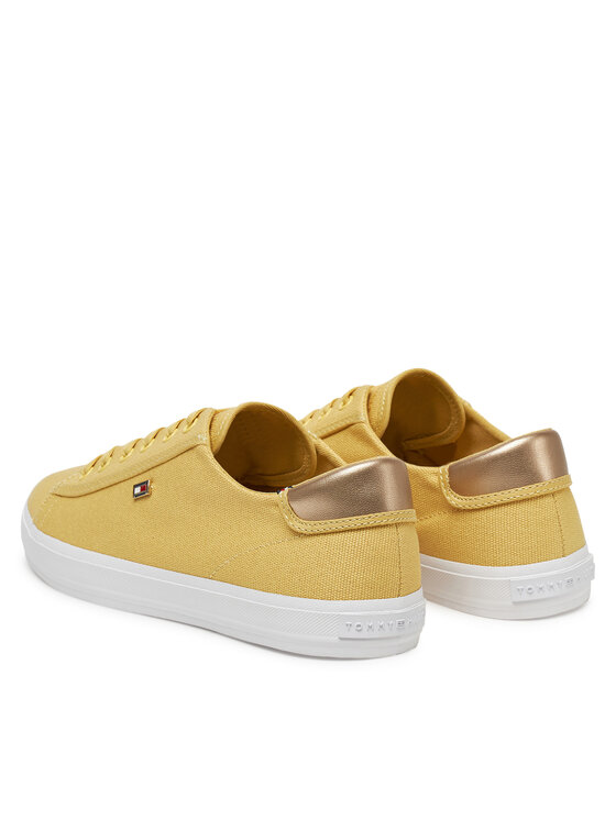 Tommy Hilfiger Tommy Hilfiger Гуменки Vulc Canvas Lace Up Sneaker FW0FW08647 Жълт