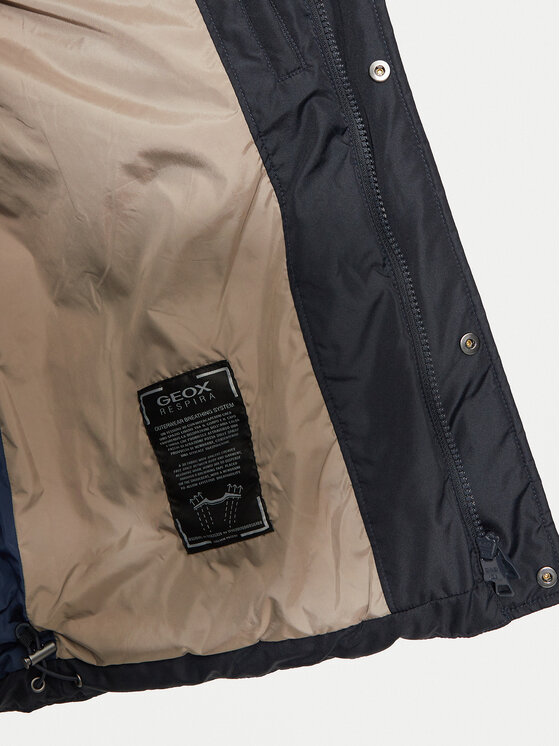Geox Geox Ziemas jaka Leitan M4628C T3144 F1624 Tumši zils Regular Fit
