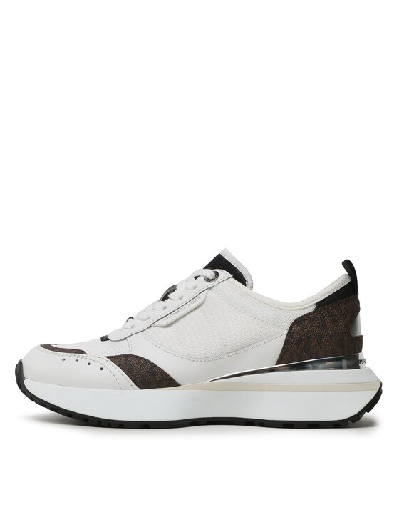 MICHAEL Michael Kors MICHAEL Michael Kors Laisvalaikio batai Flynn Trainer 43S3FYFS7D Balta