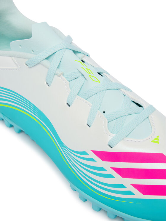 adidas adidas Futbola apavi F50 Messi Club Tf JQ0947 Balts