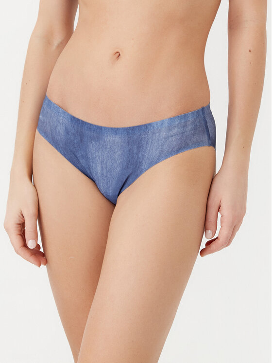 Chantelle Klasické nohavičky Soft Stretch C11D30 Modrá
