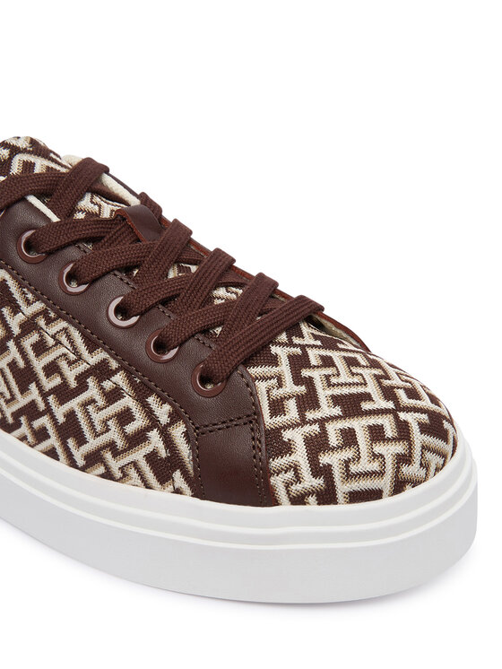 Tommy Hilfiger Tommy Hilfiger Laisvalaikio batai Chic Platform Monogram FW0FW09398 Ruda