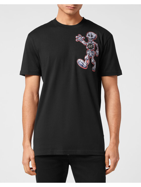 PHILIPP PLEIN PHILIPP PLEIN T-Shirt 15299 Czarny Regular Fit