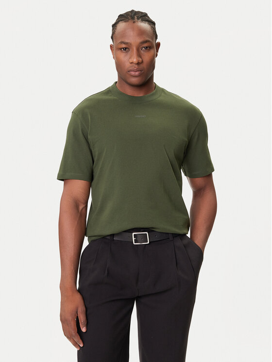 HUGO HUGO T-krekls Dapolino 50488330 Zaļš Relaxed Fit