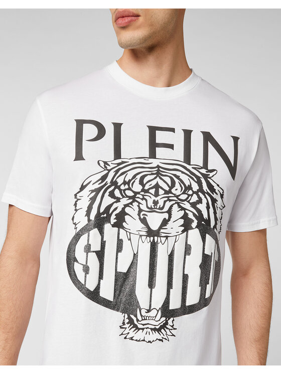 Plein Sport Plein Sport T-Shirt 1251 Biały Regular Fit