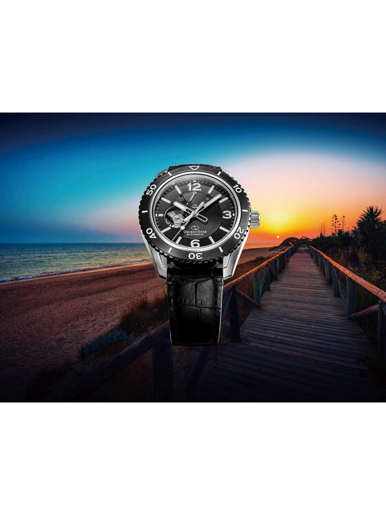 Orient Star Orient Star Zegarek RE-AT0101B00B Srebrny