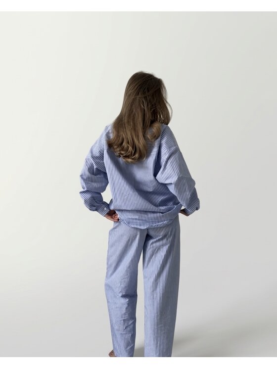 Le Songe Le Songe Koszula ESME Niebieski Oversize