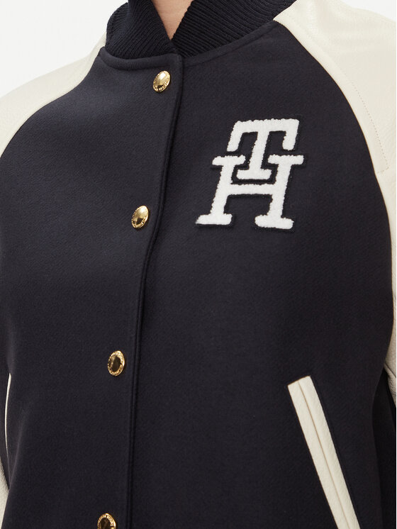 Tommy Hilfiger Tommy Hilfiger Μπόμπερ μπουφάν WW0WW39152 Σκούρο μπλε Regular Fit