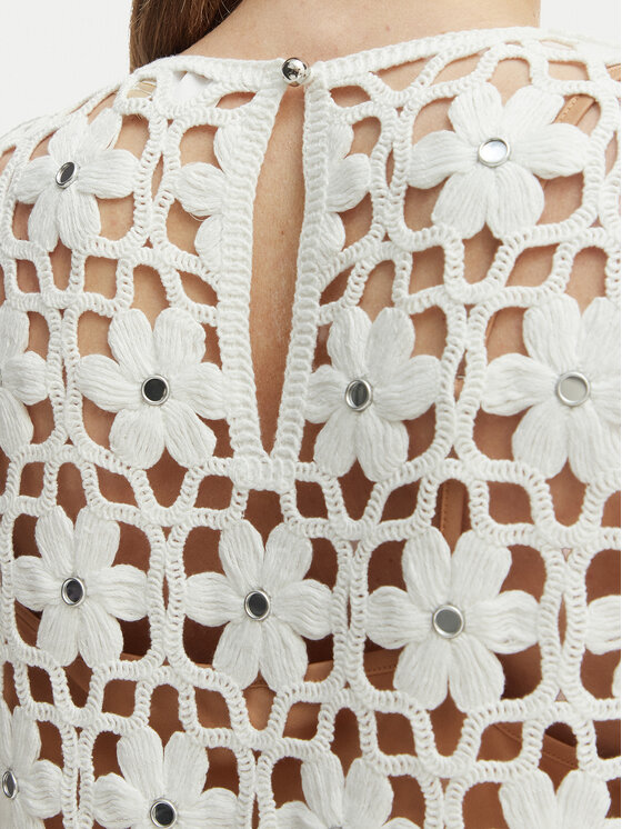 MICHAEL Michael Kors MICHAEL Michael Kors Vasaras kleita MS683CWKNE Balts Slim Fit