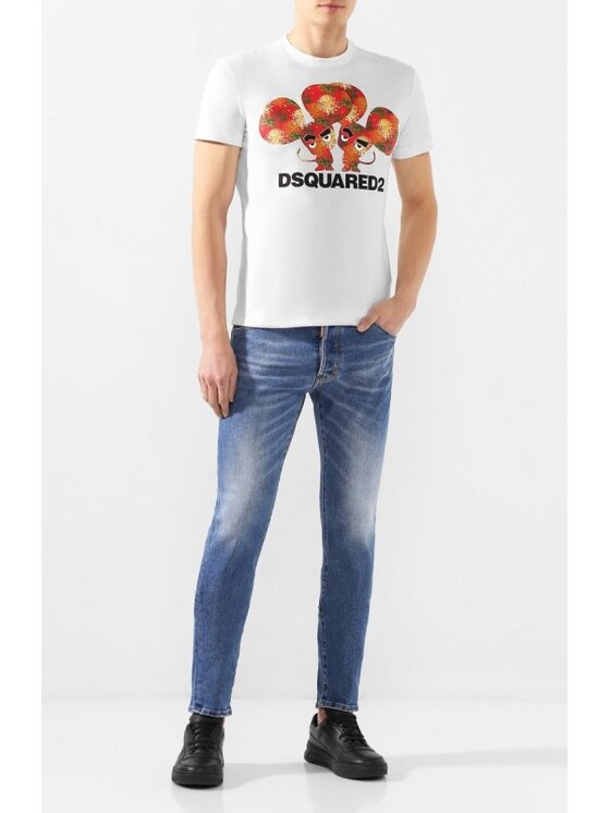 Dsquared2 Dsquared2 Jeansy S74LB0668 S30662/470 Modrá Slim Fit