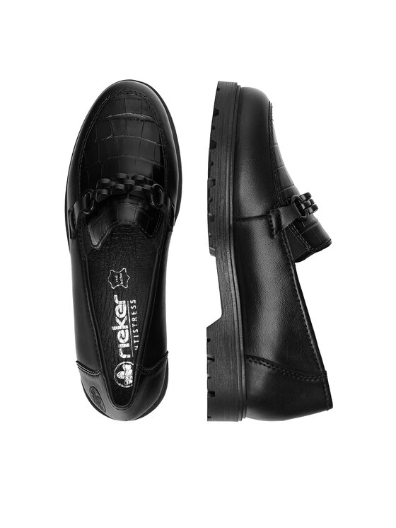 Rieker Rieker Mokassins 45561-01 Schwarz