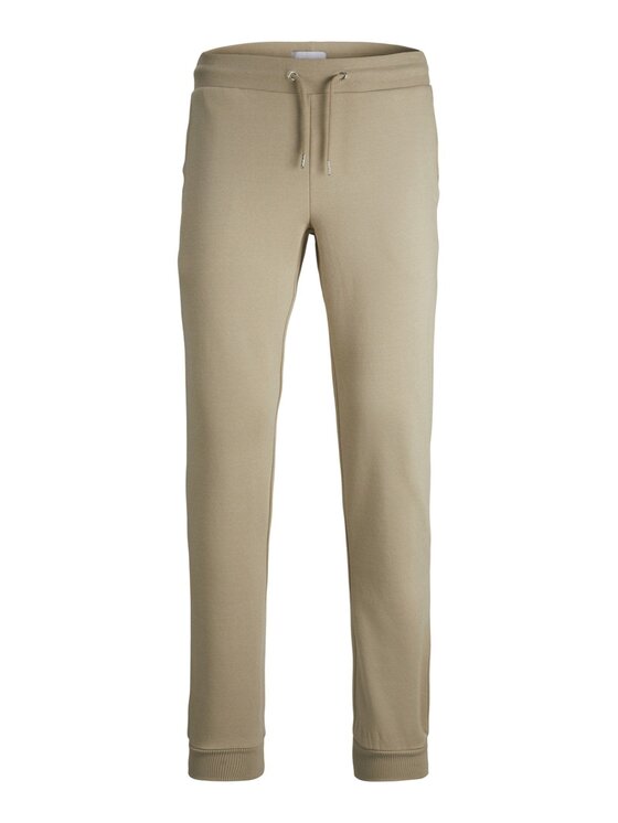 TeeShoppen TeeShoppen Joggery 'Basic Collection' Beżowy Regular Fit