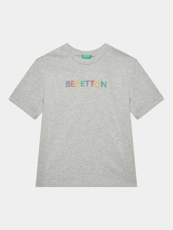 United Colors Of Benetton Tričko 3BL0C10DY Sivá Regular Fit
