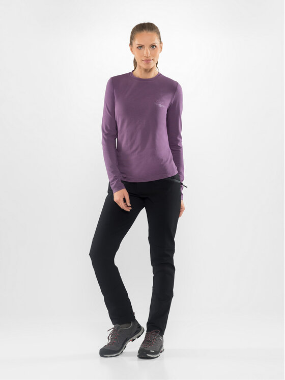 Viking Viking Bluzka Escalante Fioletowy Regular Fit