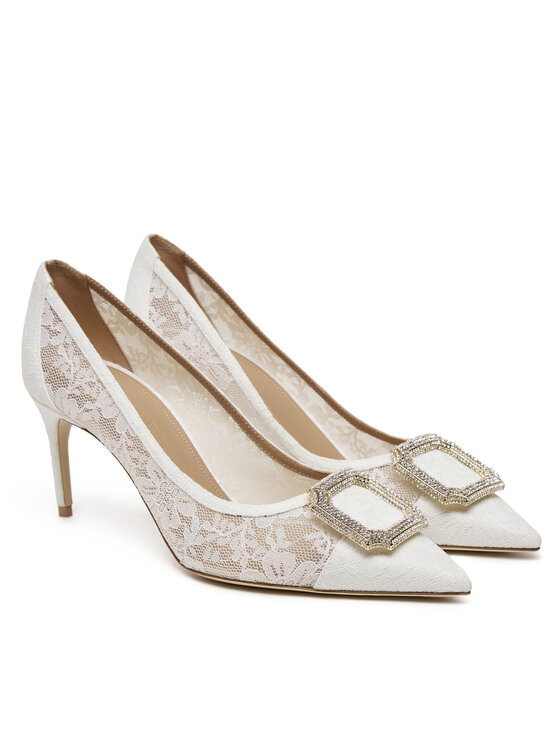 MALONE SOULIERS MALONE SOULIERS Scarpe stiletto Monroe 70-10 Bianco