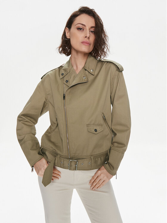 Silvian Heach Silvian Heach Übergangsjacke GPP24440GB Beige Relaxed Fit