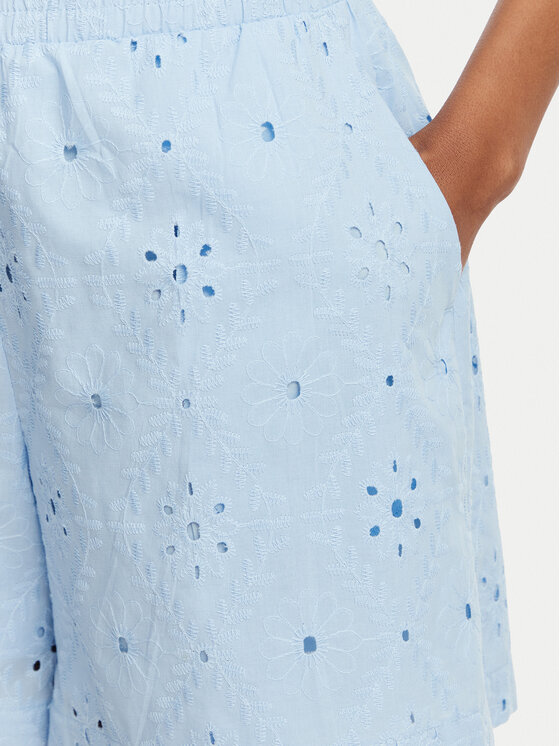 Vero Moda Vero Moda Bavlnené šortky Eliza 10346709 Svetlo modrá Regular Fit