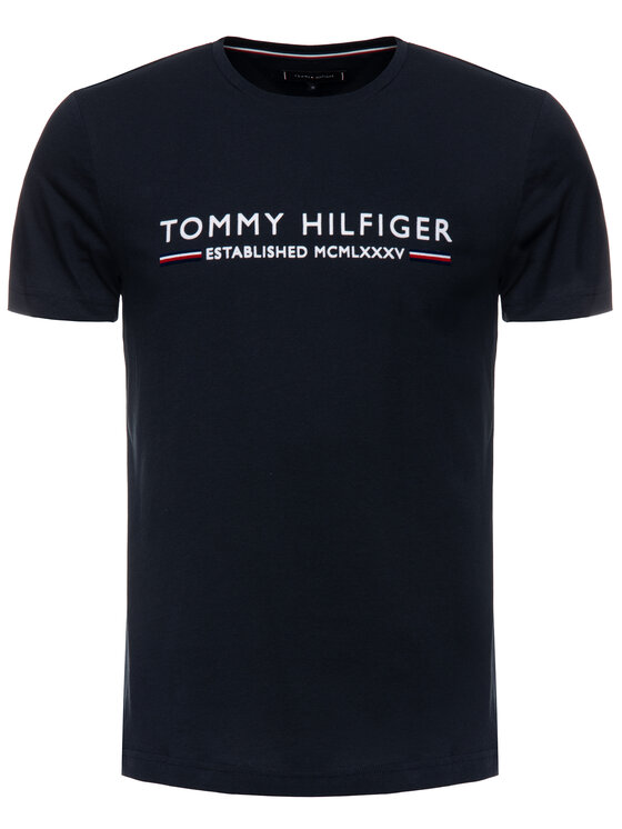Tommy Hilfiger Tommy Hilfiger T-shirt MW0MW10812 Blu scuro Regular Fit